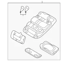ЛАМПА САЛОНА 928104D000TW MOBIS