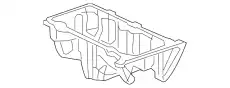 Поддон картера двигателя HONDA 11200R1AA00