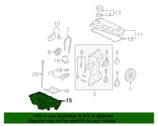 Поддон картера двигателя HONDA 11200R1AA00