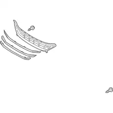 Решетка радиатора MOBIS 865603X710