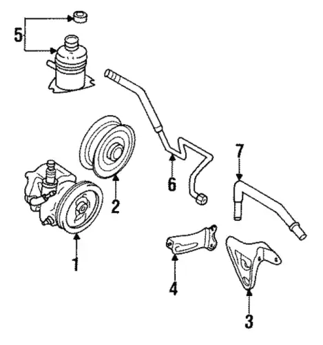 ТРУБКА ГИДРОУСИЛИТЕЛЯ РУЛЯ GA5R32490D MAZDA