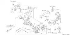 ЗАМОК ДВЕРИ 61035FJ012 SUBARU