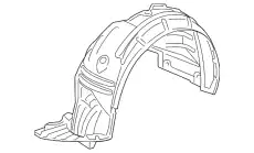 Подкрылок HONDA 74151TK8A00