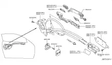 Ручка двери NISSAN 80640JU61A