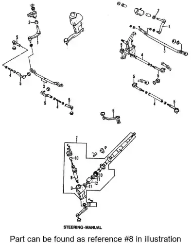 SHAFT SECTOR UB3932141A MAZDA