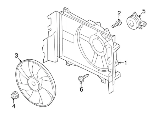КОЖУХ ВЕНТИЛЯТОРА 1355A278 MITSUBISHI