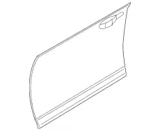 PANEL(L) OUT.-FRT DO D10E59031A MAZDA