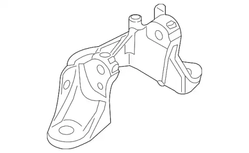 BRACKET NO.4,ENGINE KB7W3908YB MAZDA