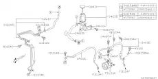 Бачки гидроусилителя руля SUBARU 34635XA00B