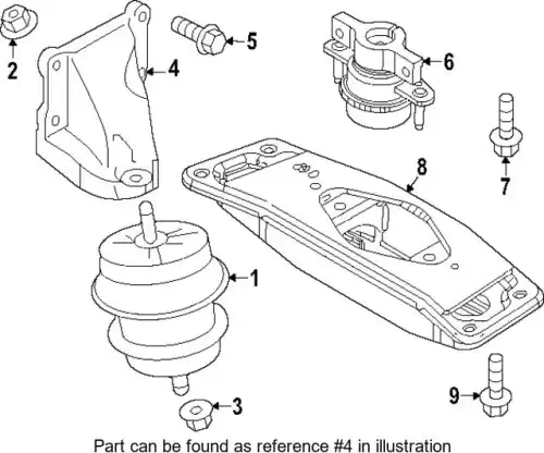 КРОНШТЕЙН ДВИГАТЕЛЯ 112334HK0A NISSAN
