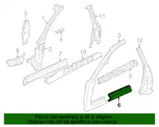 ПОРОГ 51403FA730 SUBARU