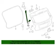 АМОРТИЗАТОР БАГАЖНИКА 63269FJ131 SUBARU
