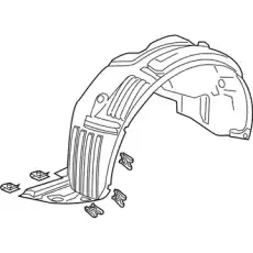 Подкрылок HONDA 74151TZ5A00