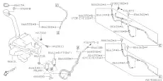 БАЧОК СТЕКЛООМЫВАТЕЛЯ 86631SG020 SUBARU
