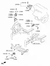 BRACKET ASSY-ROLL RO 21950H8100 MOBIS
