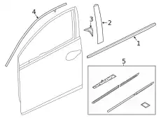 MOLDING ASSY., R. FR 72410TBAA01 HONDA