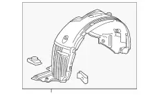 Подкрылок HONDA 74151TG7A00