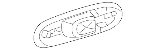 Ручка двери TOYOTA / LEXUS 6921060071A4