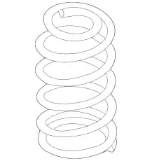 Пружина задняя KF7228011C MAZDA