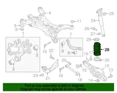 Пружина задняя KF7228011C MAZDA