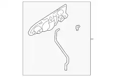 Ручка двери SUBARU 61021FE030IT