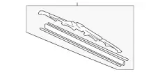 Щетка стеклоочистителя 76630SHJA12 HONDA