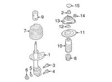 ПРУЖИНА ПОДВЕСКИ 20330VA040 SUBARU