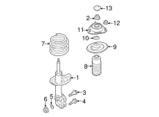 ПРУЖИНА ПОДВЕСКИ 20330VA410 SUBARU