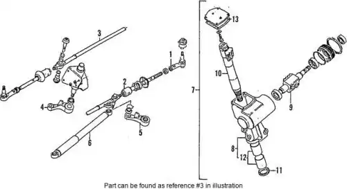 Рулевой наконечник ISUZU 8973169671