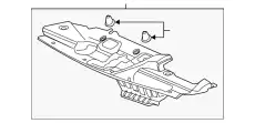 Решетка радиатора HONDA 71125TK8A10