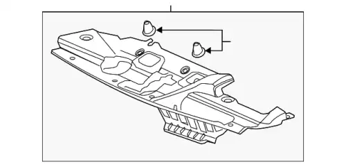 Решетка радиатора HONDA 71125TK8A10
