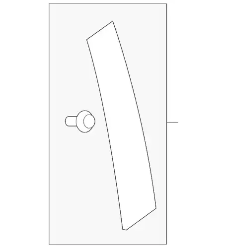 GARNISH(L),FRONT DOO TK4950M20E MAZDA