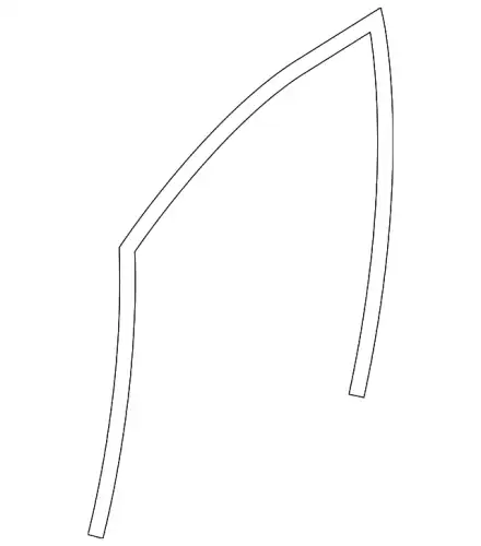 УПЛОТНИТЕЛЬ СТЕКЛА 63527FL001 SUBARU