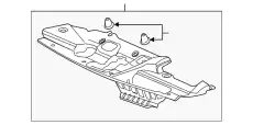 Решетка радиатора HONDA 71125TK8A00