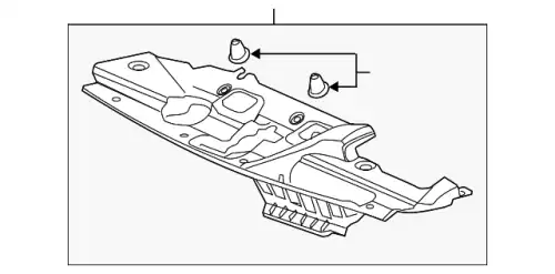 Решетка радиатора HONDA 71125TK8A00
