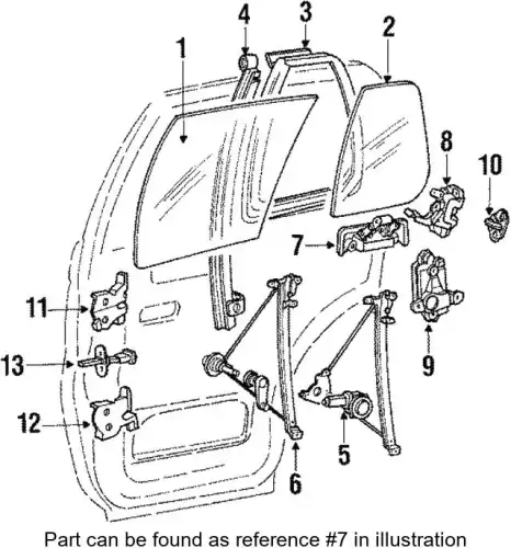 Ручка двери MITSUBISHI MB546606