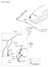 БАЧОК СТЕКЛООМЫВАТЕЛЯ 986201F002 MOBIS
