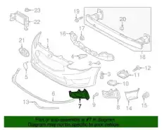 ОКАНТОВКА ФАРЫ 86523F6000 MOBIS