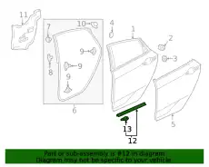 Ручка двери HONDA 72828TEAT01