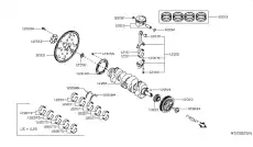 ШЕСТЕРНЯ 130215NA0A NISSAN
