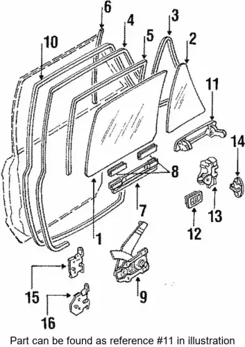 Ручка двери MAZDA B09272410