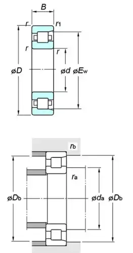 BEARING NF209 KOYO