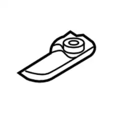 BRACKET-RADIATO 215455DA0A NISSAN