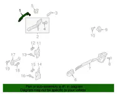 Ручка двери MAZDA D09L5941XC64