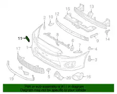 БАМПЕРА НАКЛАДКА 6400G805HA MITSUBISHI