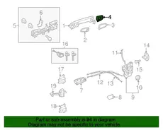 Ручка двери TOYOTA / LEXUS 6925060070B2