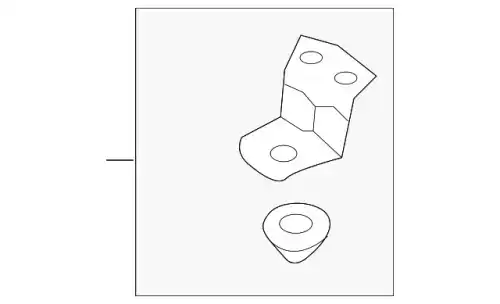 BRACKET ASSY-RADIATO 25333F9000 MOBIS