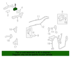 Ручка двери TOYOTA / LEXUS 6922748010J5