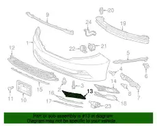  71103TK8A50 BRACKET, FOG LAMP HONDA