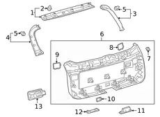 Ручка двери TOYOTA / LEXUS 6929148030C0